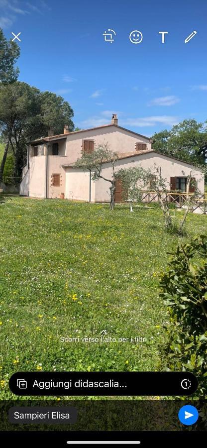 Villa Casa Indipendente In Paese Con Giardino Saturnia Exterior foto